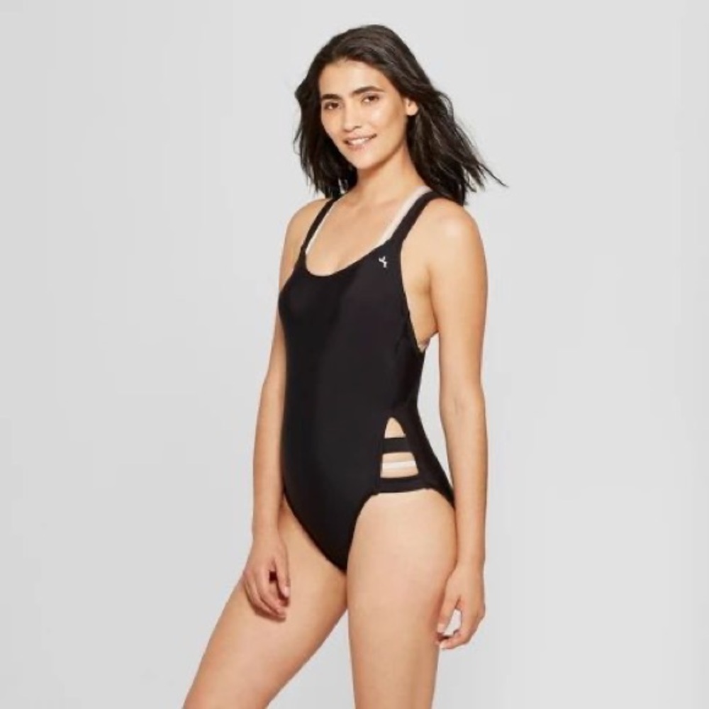 Joy Lab Lurex sport elastic one piece